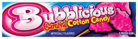 Cotton Candy Bubblicious Gum. | Gum, Bubblicious gum, Bubble yum