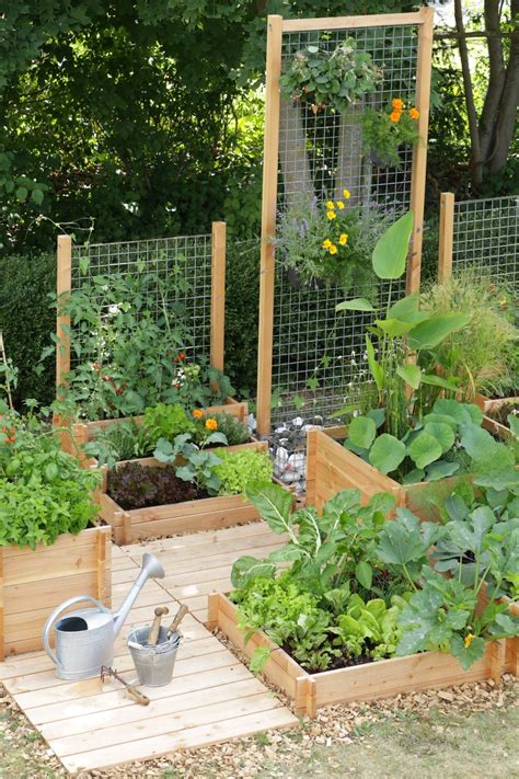 Great Design Ideas For Your Garden - Top Style Decor | Gartenspaliere, Gemüsegarten, Garten hochbeet