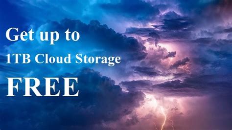 How do I get 1tb cloud storage for free?