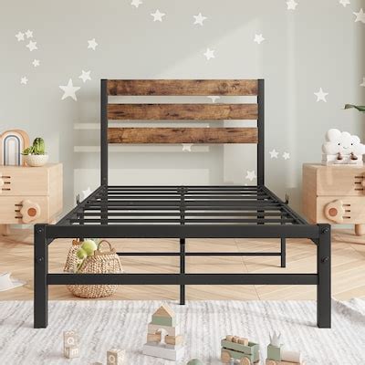 Twin Size Platform Bed Frame Beds at Lowes.com