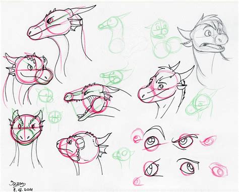 Dragon head Tutorial by Natsuakai on deviantART | Dragon sketch, Dragon ...