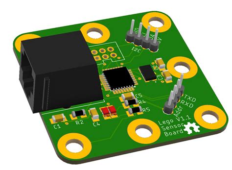 Lego sensor adapter - Use Lego EV3 sensors with Arduino - Share Project - PCBWay