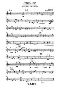 Song From A Secret Garden - Cantoluna for violin and piano | Violin Sheet Music