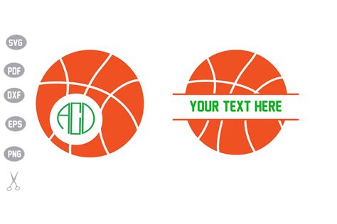 Basketball Monogram SVG