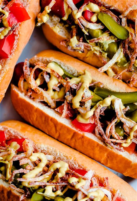 Windy City Hot Dogs with a Twist - A Beautiful Plate