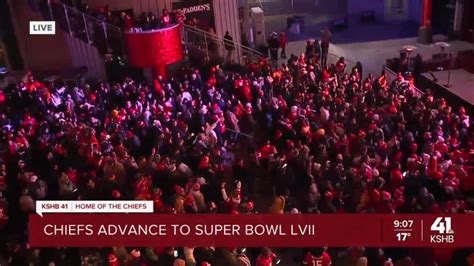 Chiefs fans celebrate AFC Championship