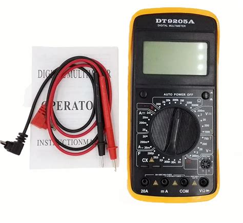 Professional multimeter LCD Display Electric Handheld Tester Digital ...