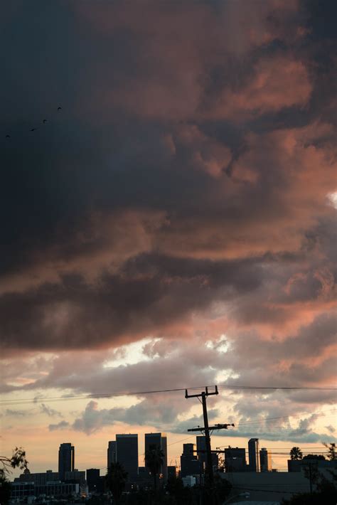 Century City Skyline under Ominous Clouds - Los Angeles, C… | Flickr