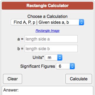 Rectangle Calculator