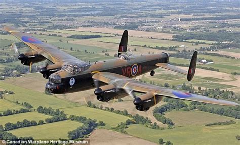 Incredible footage captured alongside legendary Lancaster bomber ...