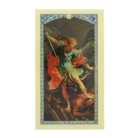 Prayer to St. Michael the Archangel - Prayer Card | The Catholic Company