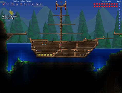 Terraria pirate ship | Built according to Issey's specificat… | Flickr