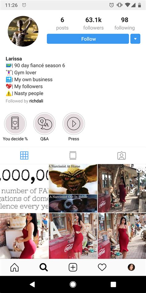 What is up with Larissa's Instagram? : r/90DayFiance