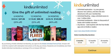 How to Give a Kindle Unlimited Gift Subscription - Bona Fide Bookworm