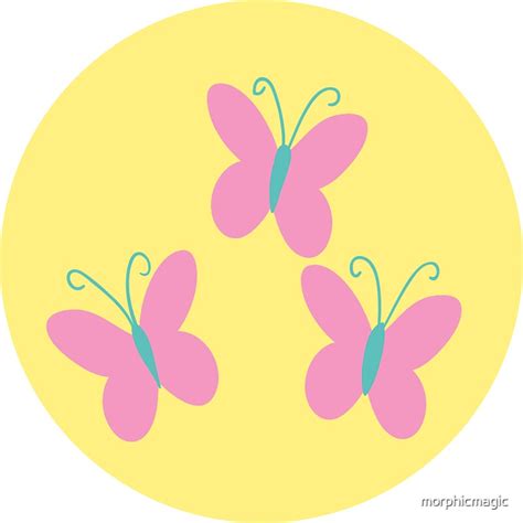 "Fluttershy's Cutie Mark" Stickers by morphicmagic | Redbubble