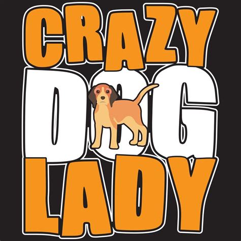 crazy dog lady 5278362 Vector Art at Vecteezy