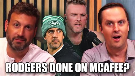 Aaron Rodgers No Longer To Be Guest On Pat McAfee Show For Rest Of NFL ...