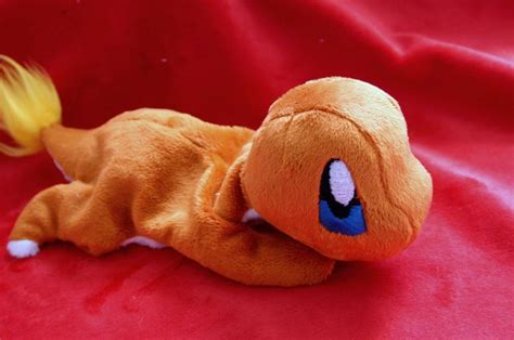 This floppy beanie baby-style Charmander is the perfect desk buddy or ...