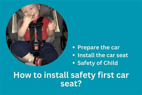 How to install safety first car seat - Guideline