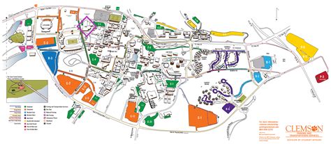 Clemson University Map Of Campus - World Map