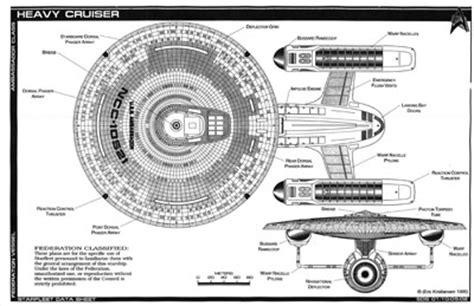 Star Trek Blueprints: Jackill's Starfleet Heavy Cruiser Ambassador Class