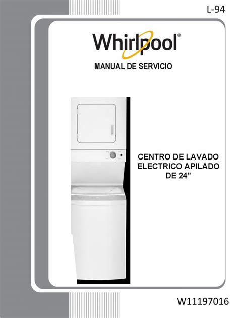 WET4024HW - Manual de Servicio ESP Centro de Lavado | PDF | Secadora de ...