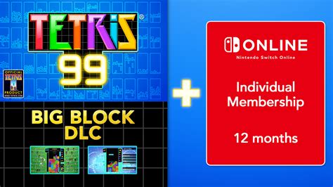 TETRIS® 99 + Big Block DLC + Nintendo Switch Online Individual ...