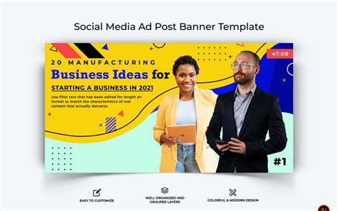 Business Service Facebook Ad Banner Design-17