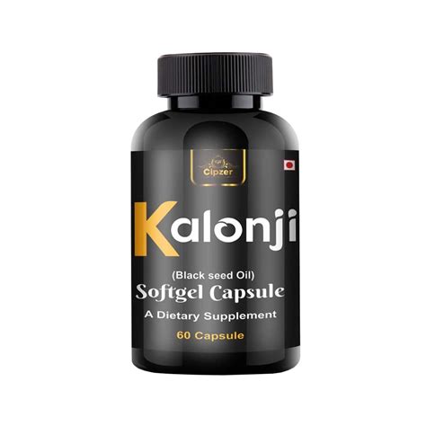 Black Seed Oil: Buy Cipzer Kalonji oil 60 capsule, Benefits, Side ...