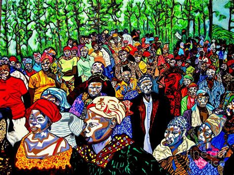 Congo Painting by Brenda Marik-schmidt