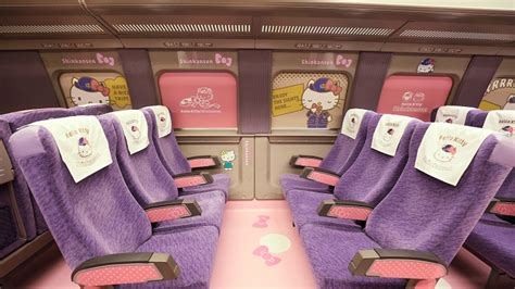 Hello Kitty bullet train debuts in Japan