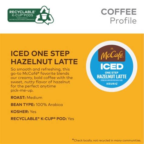 McCafé® Iced Hazelnut Latte K-Cup Coffee Pods, 10 ct - Kroger