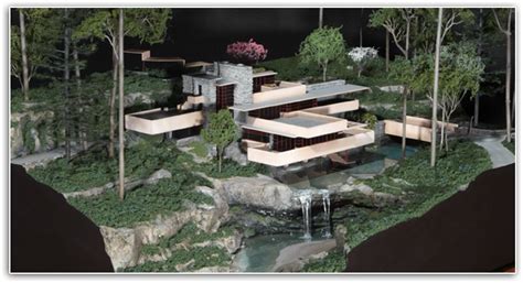 Fallingwater limited edition Art Fallingwater Model Geometric ...