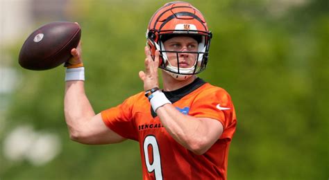 Bengals quarterback Joe Burrow practises for first time since suffering ...