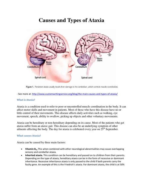 Causes and types of ataxia by Custom Writing Services - Issuu