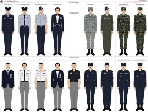 [USA-OTL] Civil Air Patrol Senior Member Uniforms by etccommand on DeviantArt