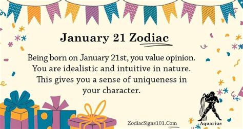 January 21 Zodiac Is A Cusp Capricorn and Aquarius, Birthdays And ...