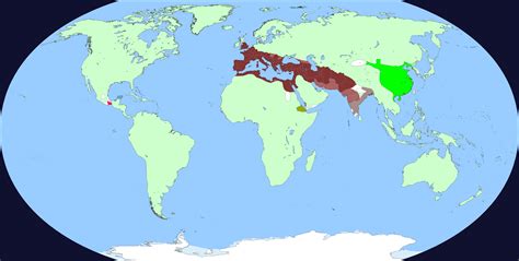 Map of the World in 1 AD if Julius Caesar Lived and Tried to Recreate Alex The Great's Conquest ...