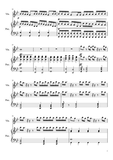 Requiem for a dream (For Violin and Piano) (NOW WITH LIVE AUDIO) sheet music for Violin, Piano ...