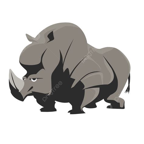 Cartoon Rhinoceros Vector PNG, Vector, PSD, and Clipart With Transparent Background for Free ...