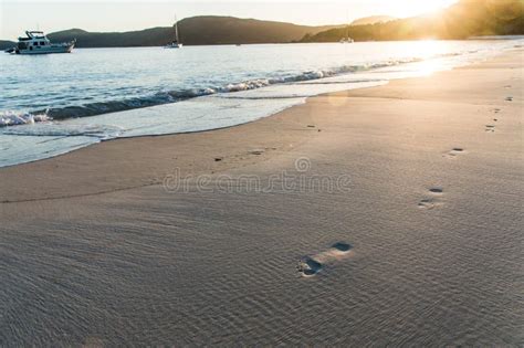 Sunset at Whitehaven Beach II Stock Photo - Image of tropical, australia: 63177716