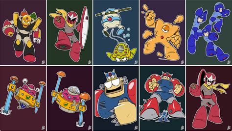 Daily Rockman - Rockman 3 Bosses by IanDimas on DeviantArt