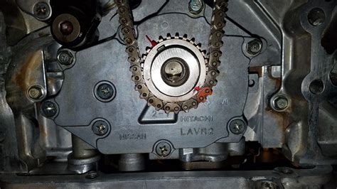 DIY: VQ37VHR timing chain marks - MyG37