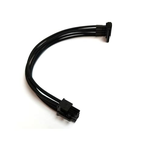 Corsair CX750M 6 Pin to SATA Power Single Sleeved Modular Cable (20cm) - modDIY.com