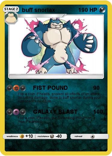 Pokémon buff snorlax 1 1 - FIST POUND - My Pokemon Card