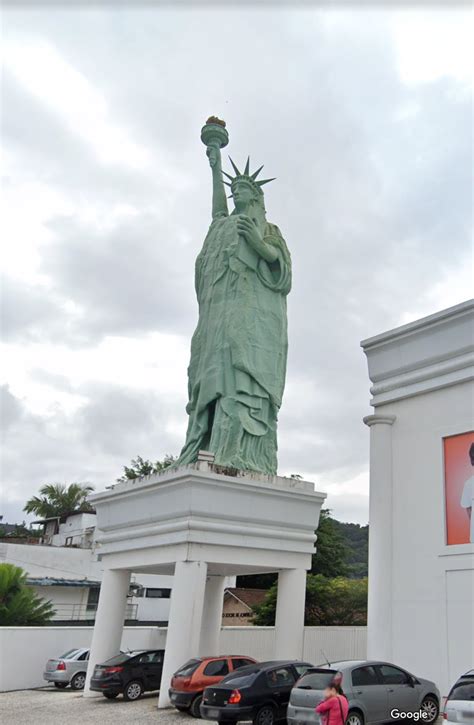 Giant Lady Liberty statue found in Brazil : r/geoguessr