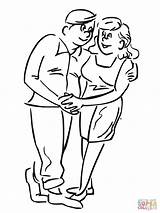 Mobile/simple Easy Couple Coloring Pages sketch template