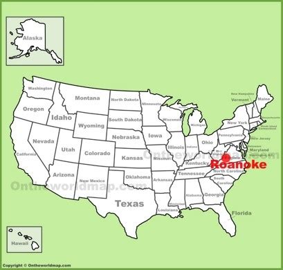 Roanoke Maps | Virginia, U.S. | Discover Roanoke with Detailed Maps