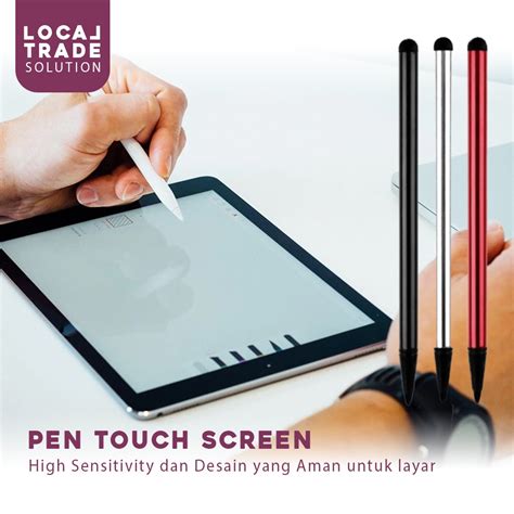 Jual Stylus Pen Capacitive Touch Screen Android Universal 2 In 1 Pulpen Layar Sentuh Hp Tablet ...