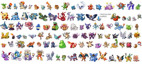 Pokemon Custom Sprites 1 by JustFox13 on DeviantArt